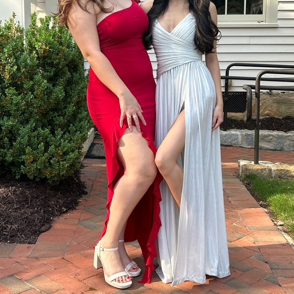 Retrofête Doss dress in white/silver - Picture 5 of 6